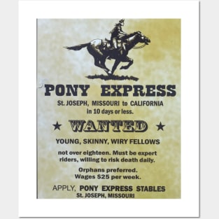 Pony Express Posters and Art